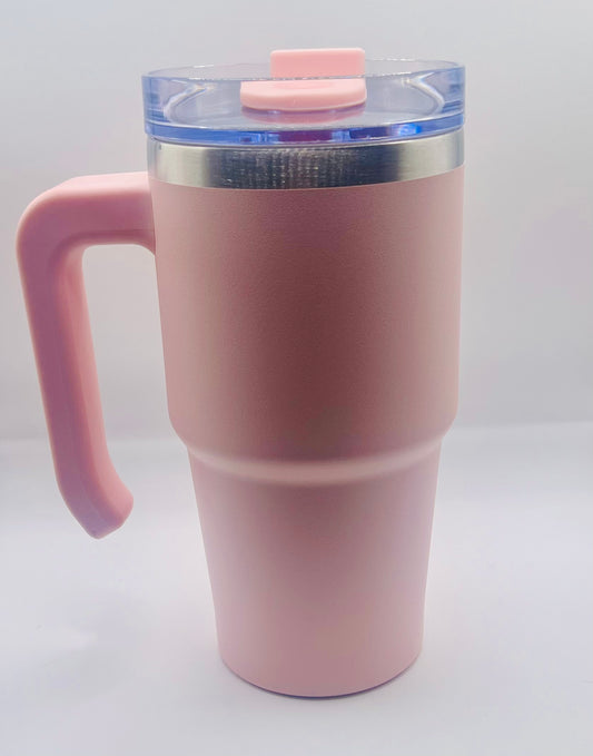 20oz Pink Grippy with Handle