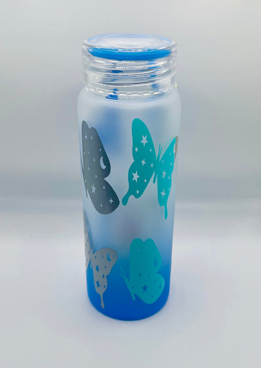 186-Glass water bottle