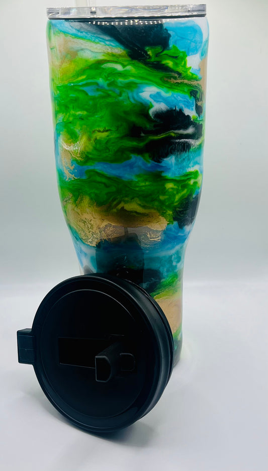 160-40 oz Alcohol Ink Tumbler