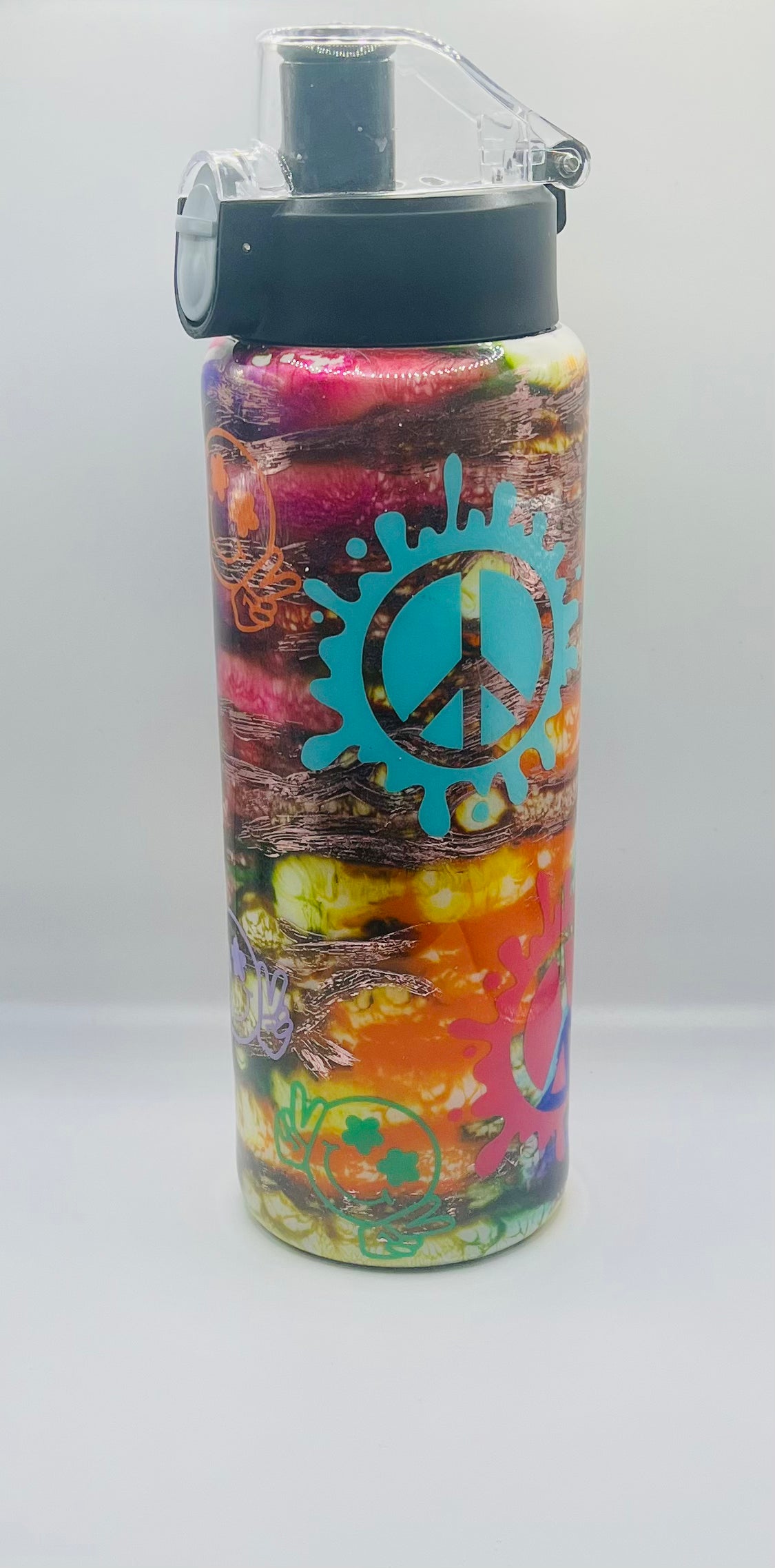 054- Alcohol ink -26OZ FRUIT INFUSER TUMBLER