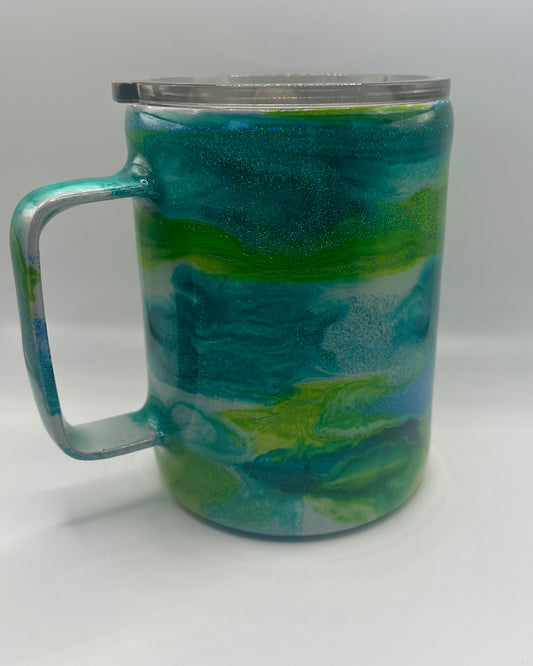 051-10oz Alcohol Ink Coffee Cup